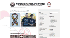 Desktop Screenshot of carolinamartialartscenter.com